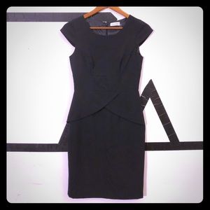 Calvin Klein fitted black dress